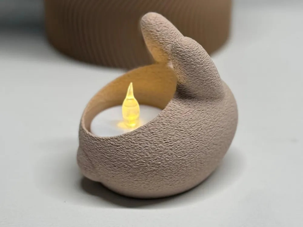 Świecznik króliczek na podgrzewacz LED