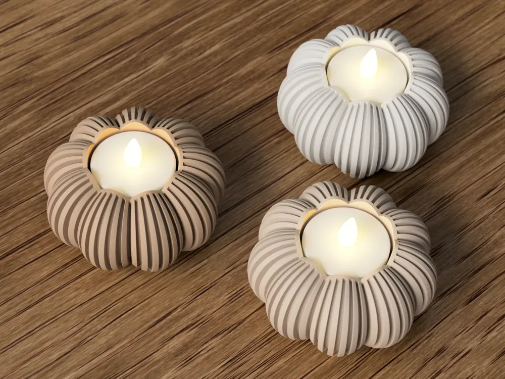 Świecznik dynia na podgrzewacz LED