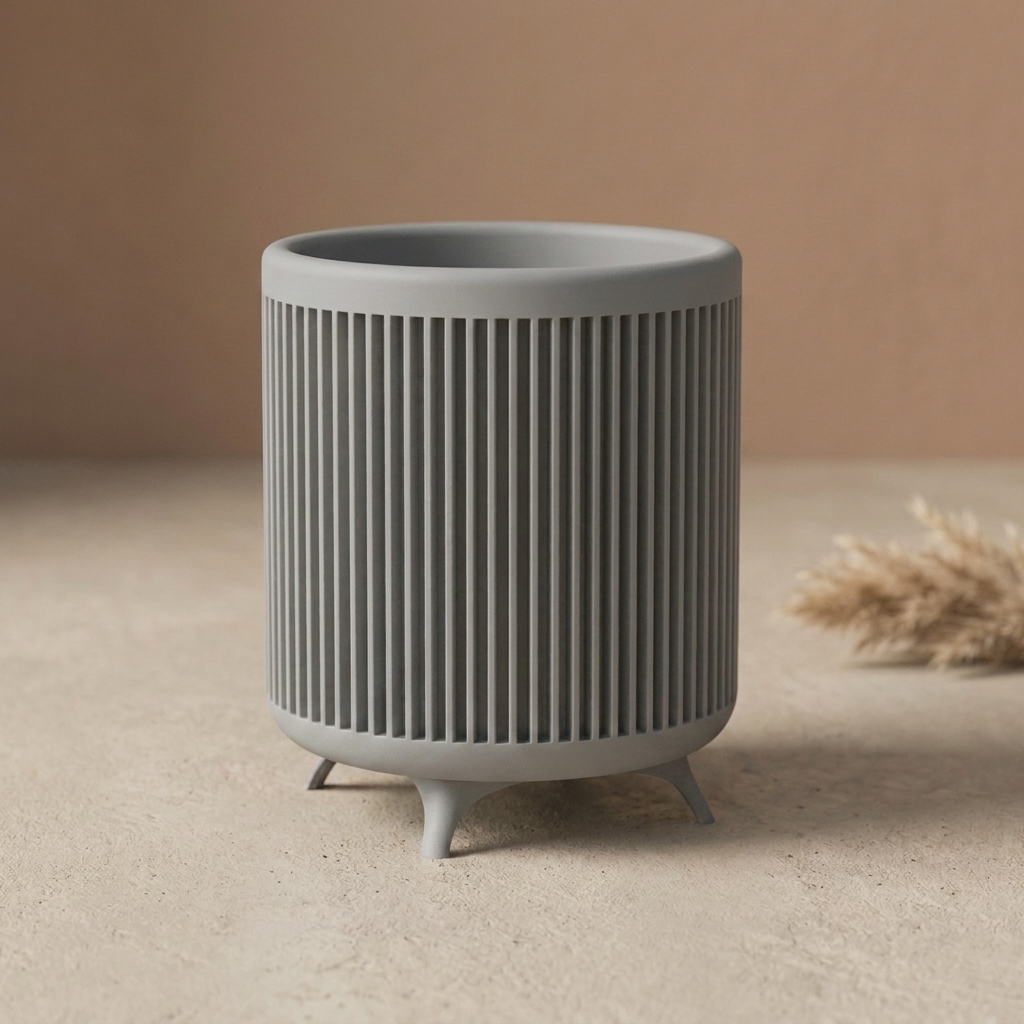 Doniczka Midcentury — Popielaty — Vensimi