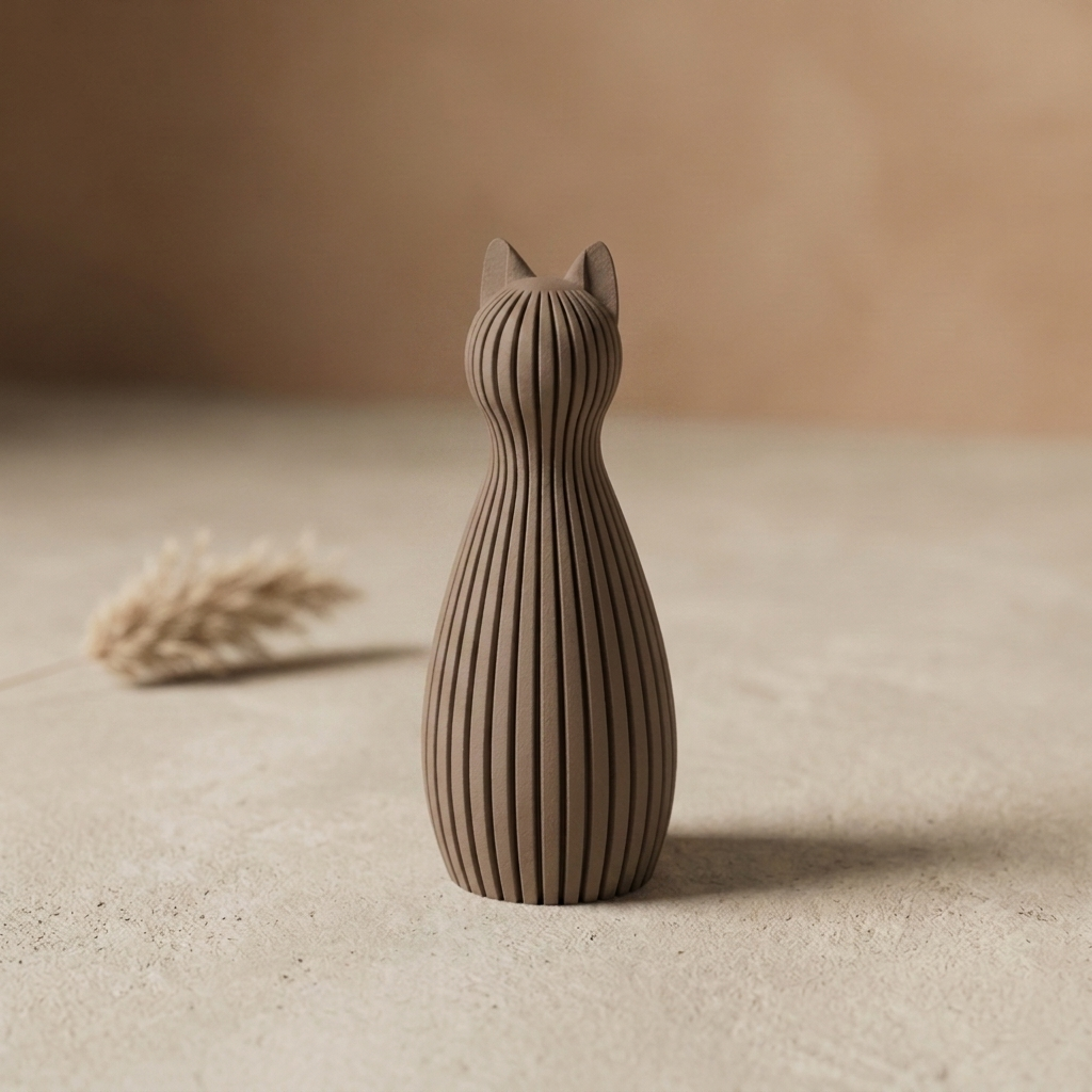 Figurka Kota — Ciemny Brąz — Vensimi