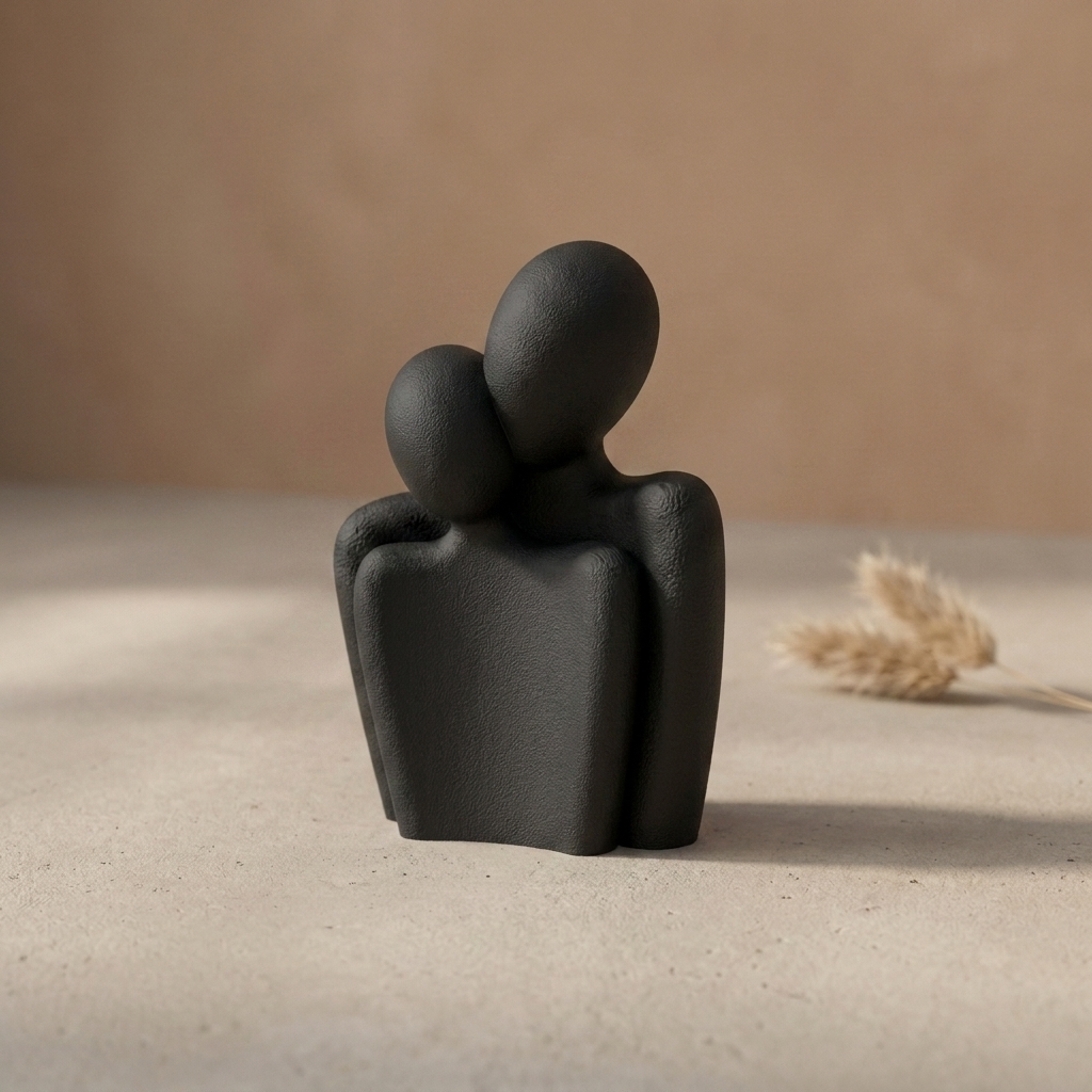 Statuetka Walentynkowa — Czarny — Vensimi