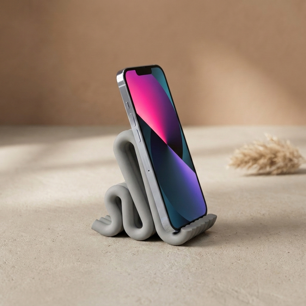 Stojak na Telefon — Popielaty — Vensimi